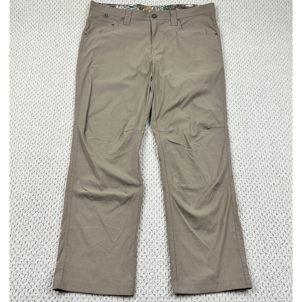 Columbia Pants Mens 40x32 Khaki PHG Bucktail Performance Hiking Outdoor Hunting